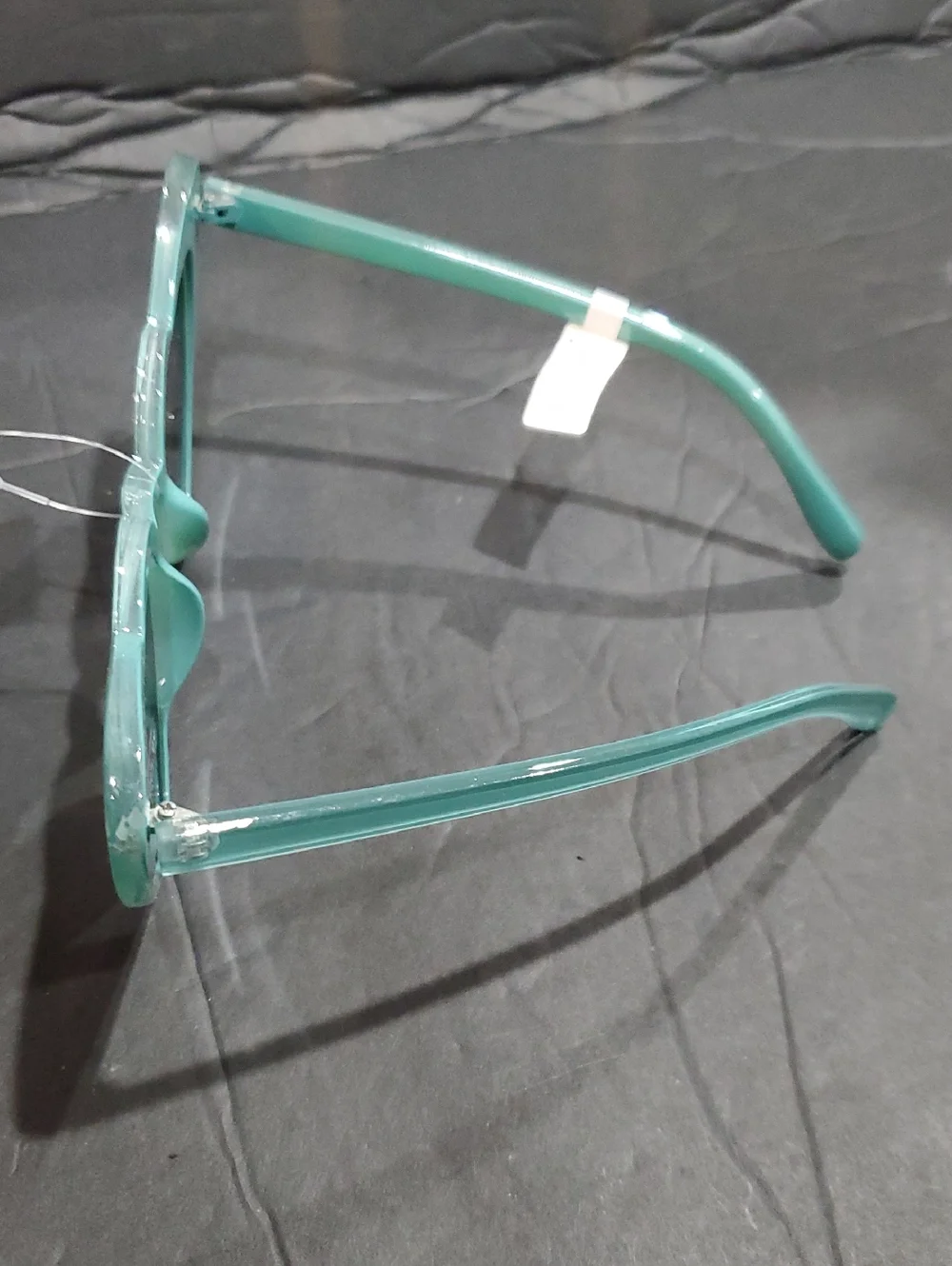 Blue Heart‎ shaped cat eye retro vintage style reflective sunglasses new
